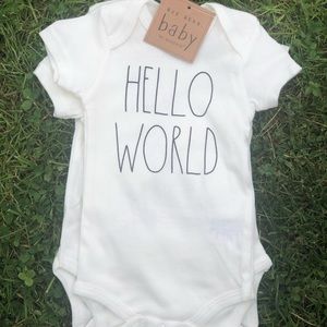 Rae Dunn onesies, NWT, 3-6 months,